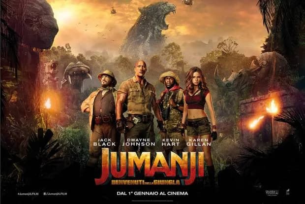 R.S.C. regala i biglietti per l’anteprima nazionale del film “Jumanji – Benvenuti nella Giungla”