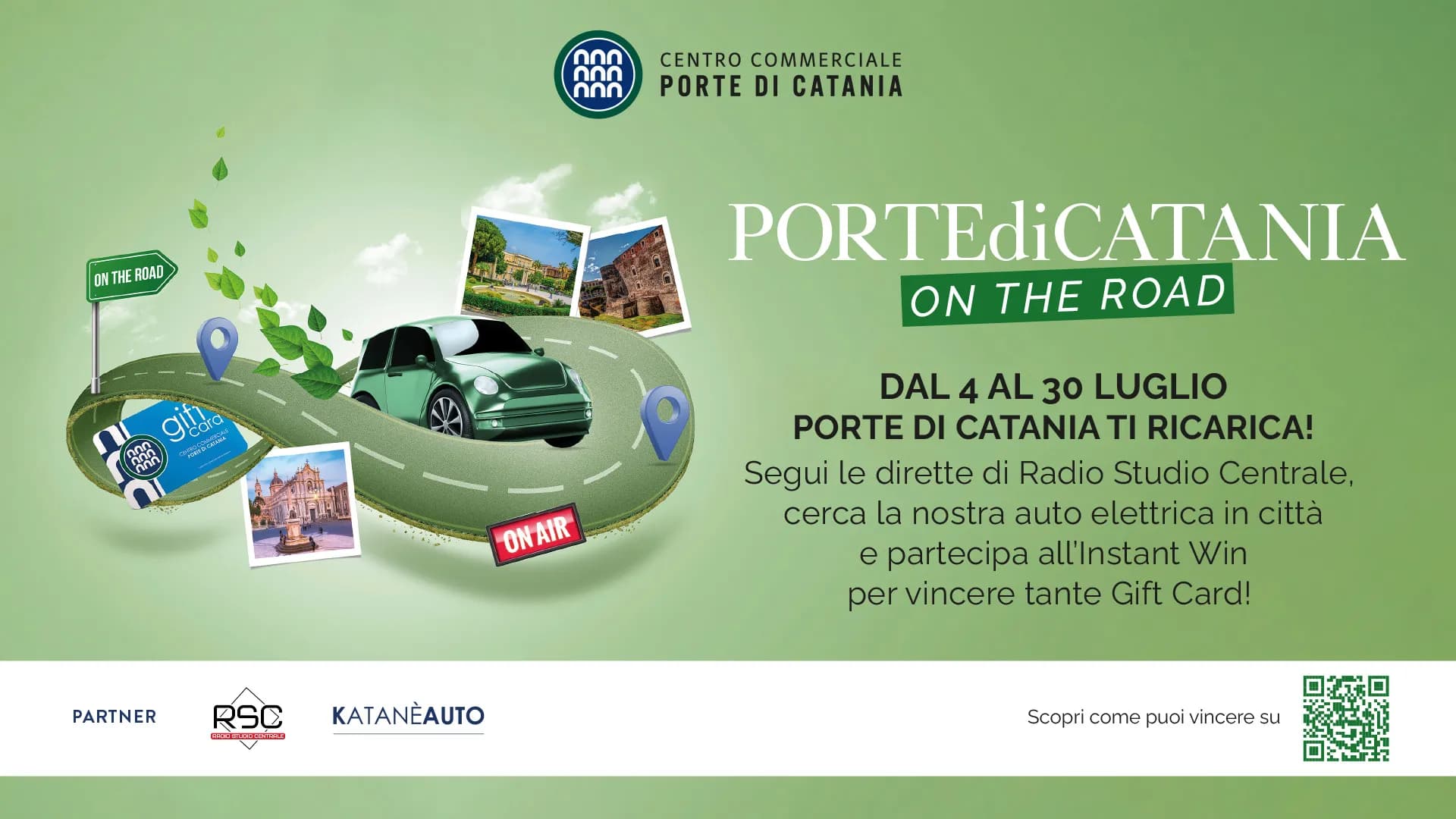 Rsc- Radio Studio Centrale, media partner di Porte di Catania On The Road