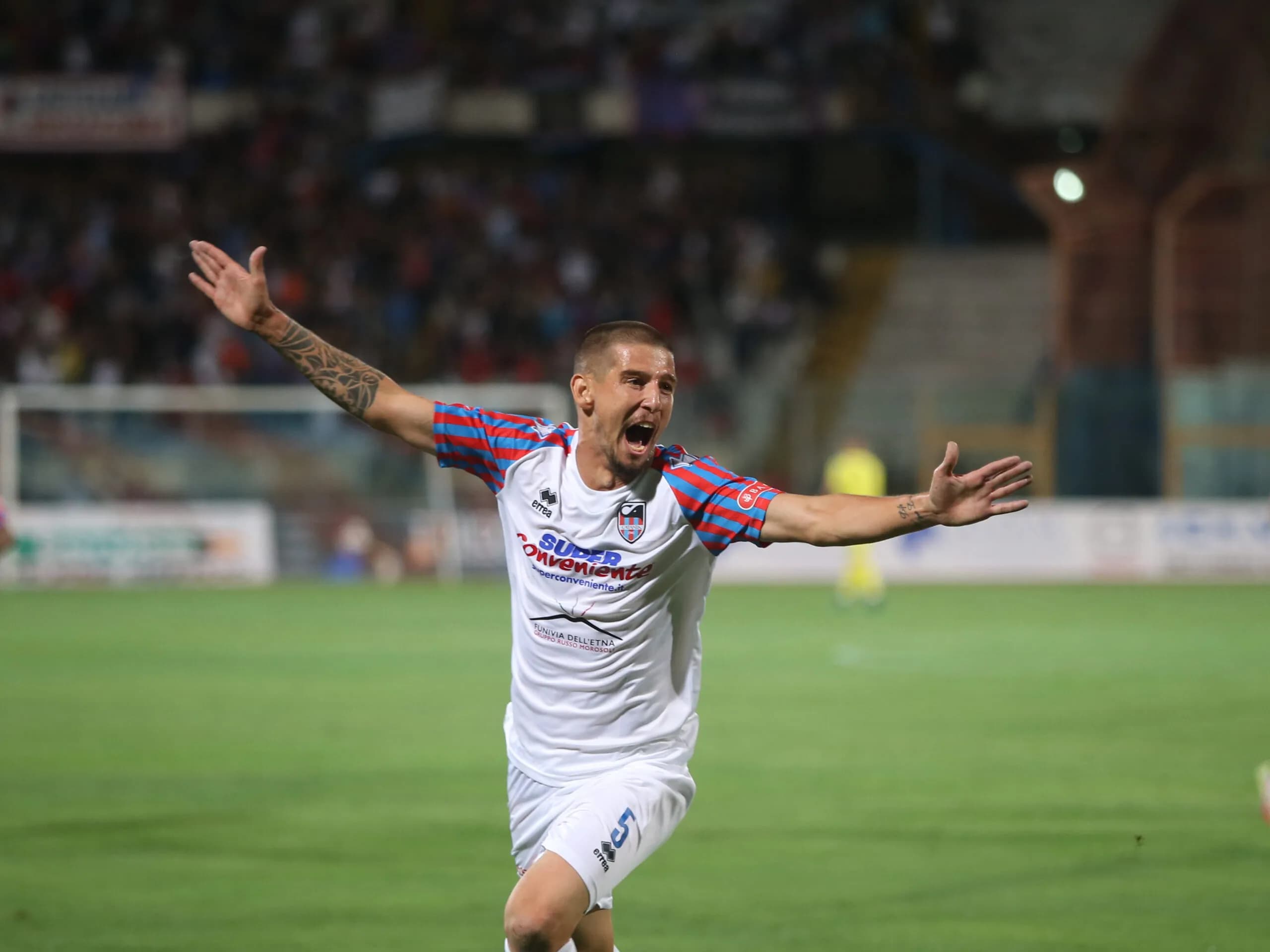 Vince il Catania. 15 mila cuori battono il San Luca