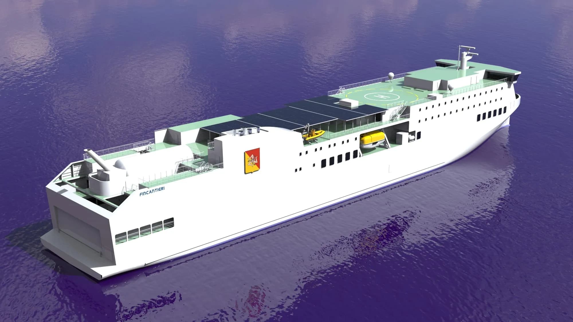 Isole minori, contratto Regione-Fincantieri per nuovo traghetto