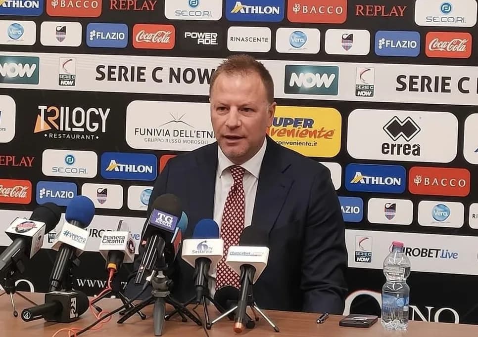 Grella pre Catania-Rimini: “Domani possiamo vincere tutti uniti, i 20 mila dovremo trascinarli noi”