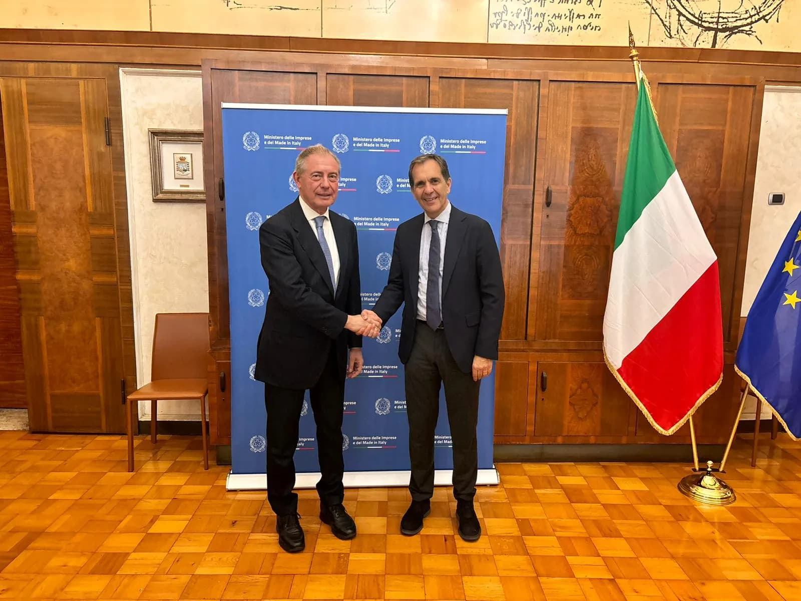 Sviluppo, il sindaco Trantino incontra a Roma il Ministro Urso