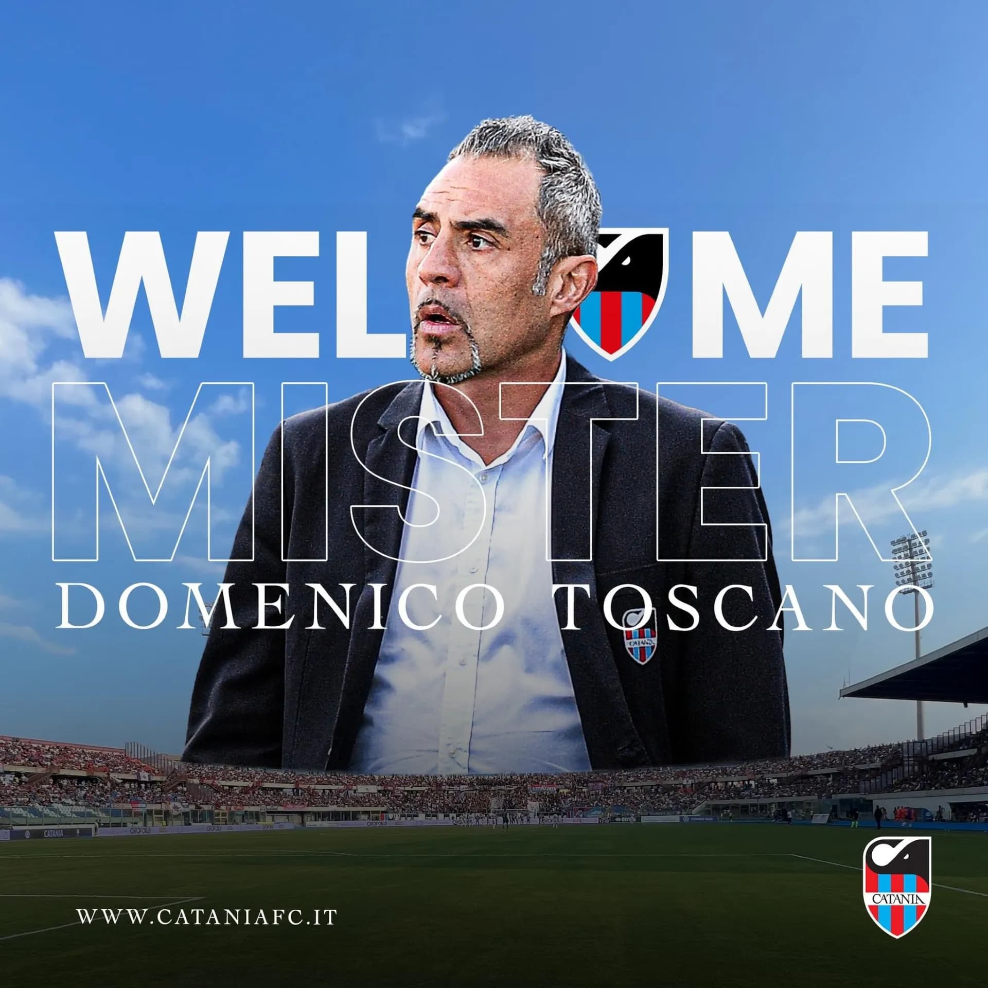 Adesso è ufficiale, Toscano è il nuovo allenatore del Catania Fc