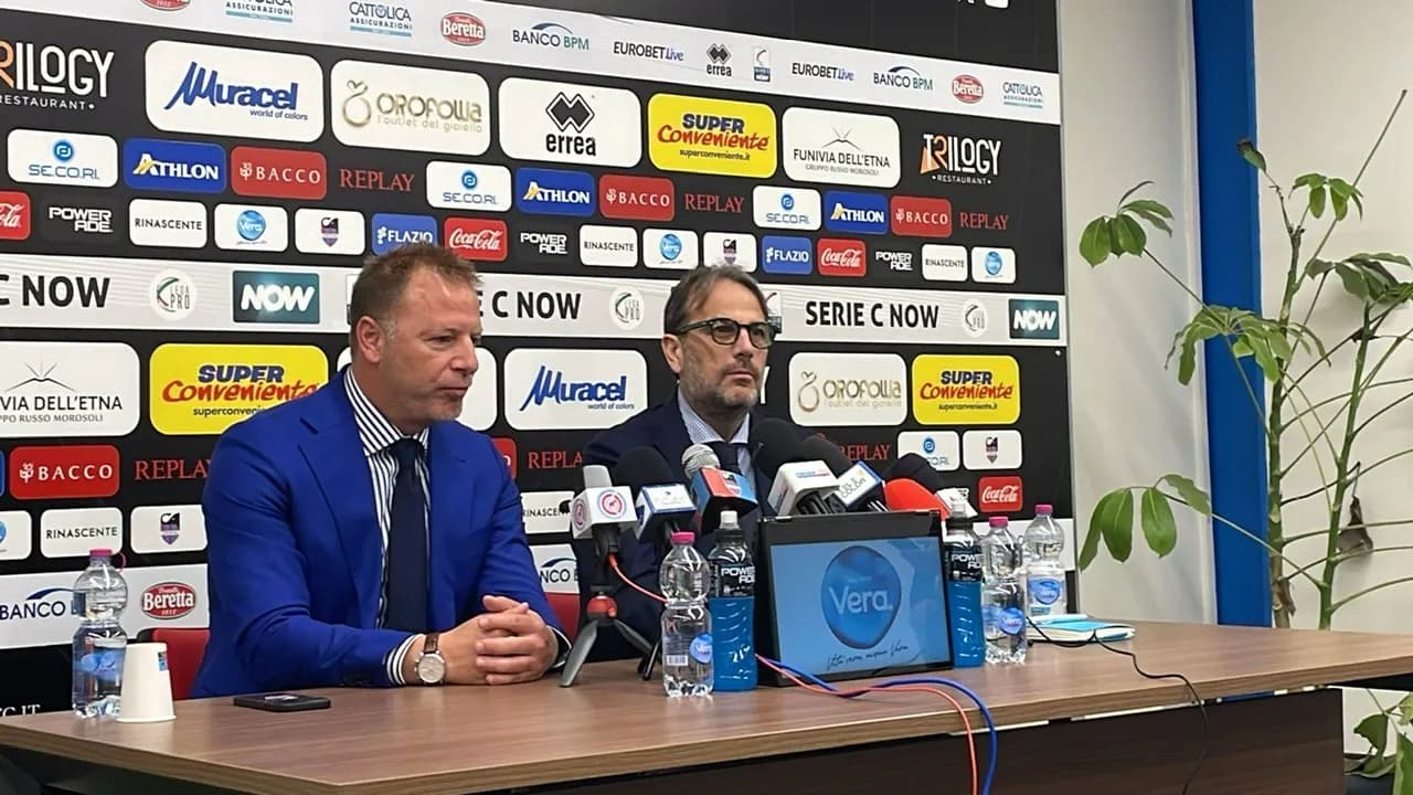 Catania, presentato il nuovo ds Faggiano: “Orgoglioso ed emozionato di essere qui”