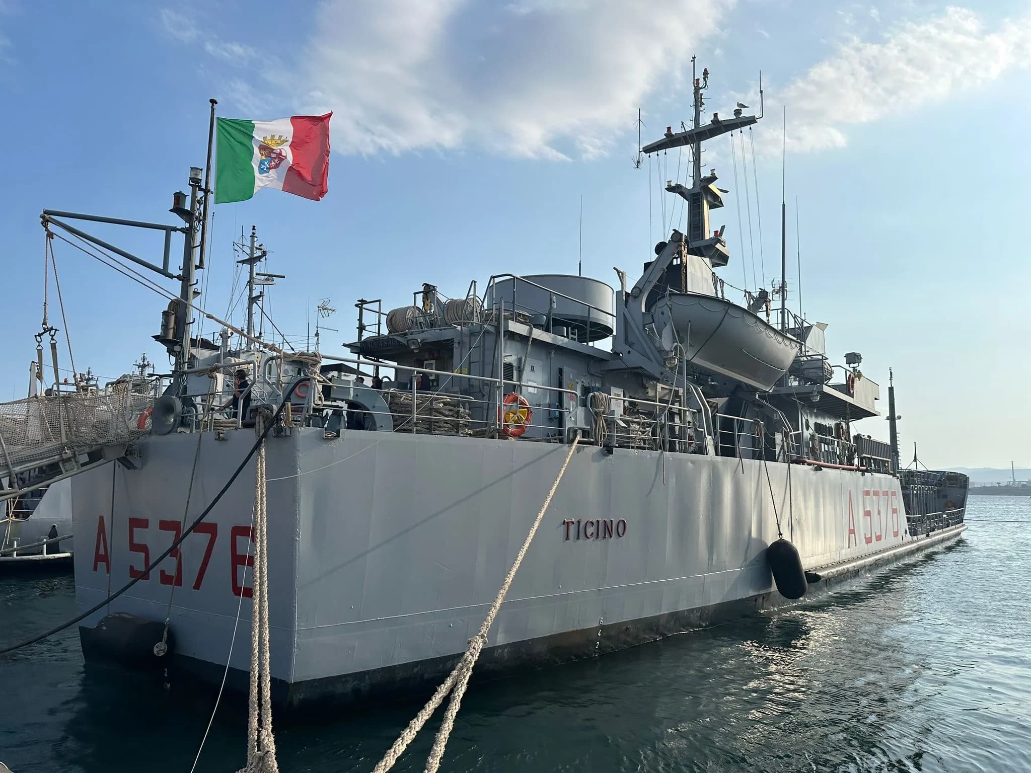 Emergenza idrica, la nave cisterna della Marina rifornirà la zona dell’agrigentino
