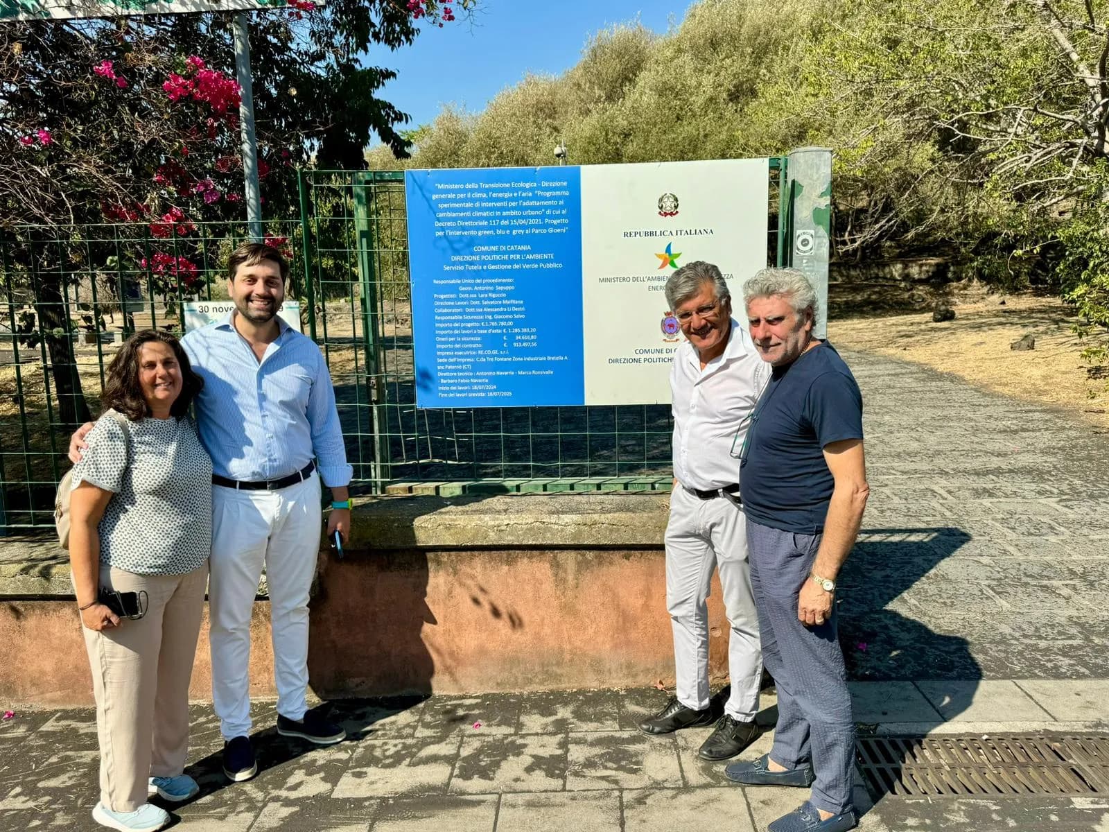 Catania, la sorgente Leucatia utilizzata per irrigare il Parco Gioeni