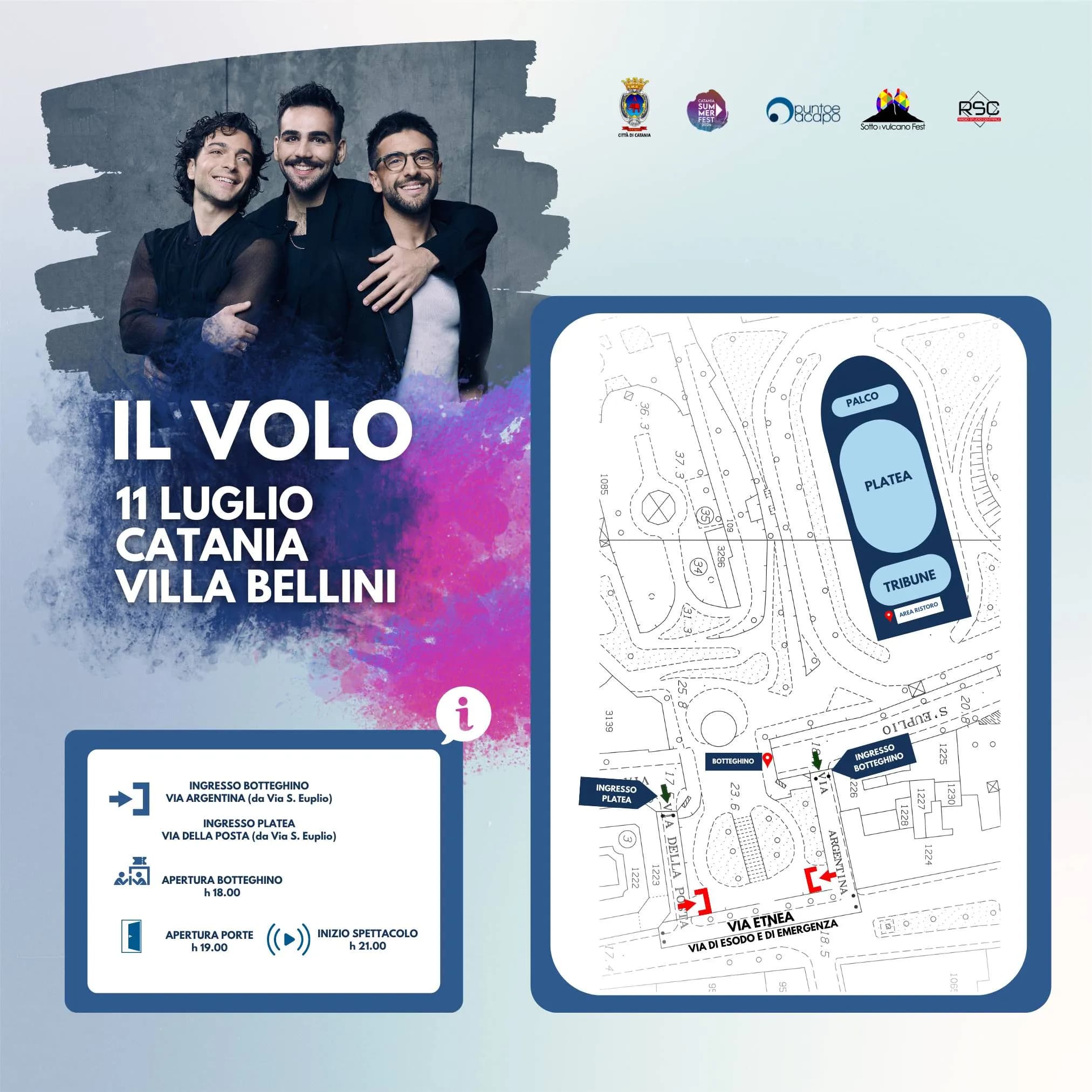 Catania, domani alla Villa Bellini il concerto de Il Volo