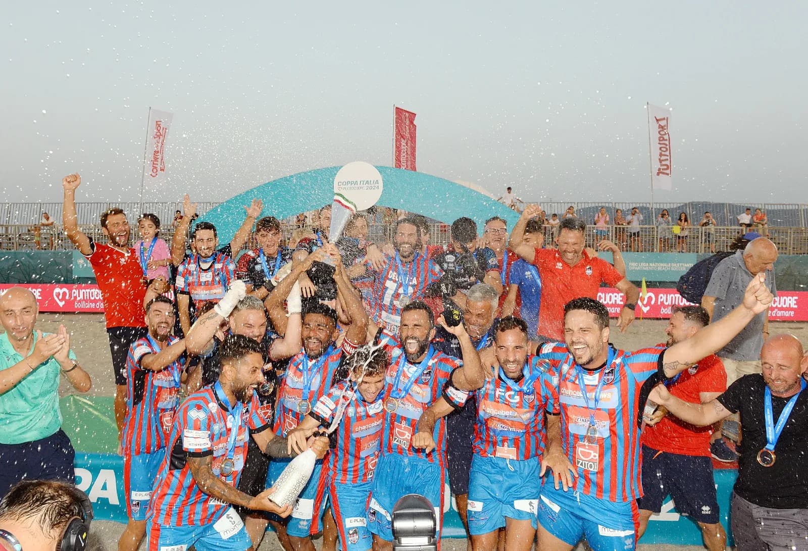 Beach Soccer, il Catania Fc vince la Coppa Italia 2024: battuta la DomusBet.tv