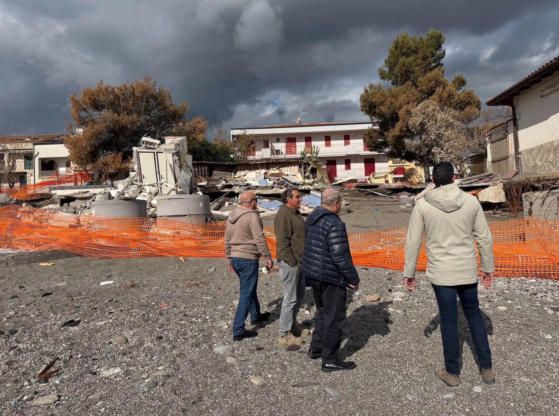 Ciclone Harry, sopralluogo del Genio civile a Mascali