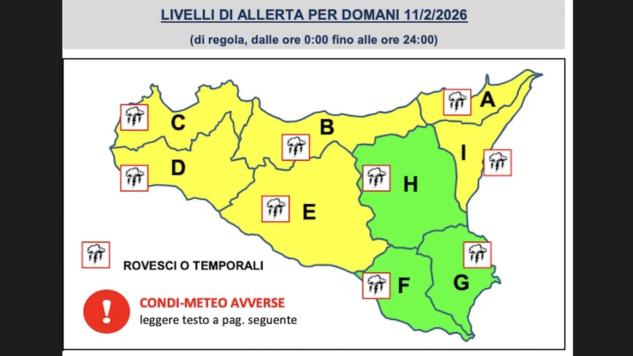 Venti di burrasca e mareggiate: nuova perturbazione in arrivo in Sicilia