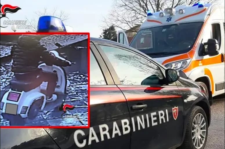 Travolge una donna sulle strisce, minorenne scappa via su una vespa rubata