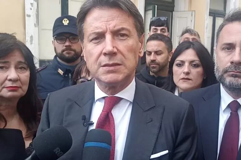 Giuseppe Conte in visita a Niscemi