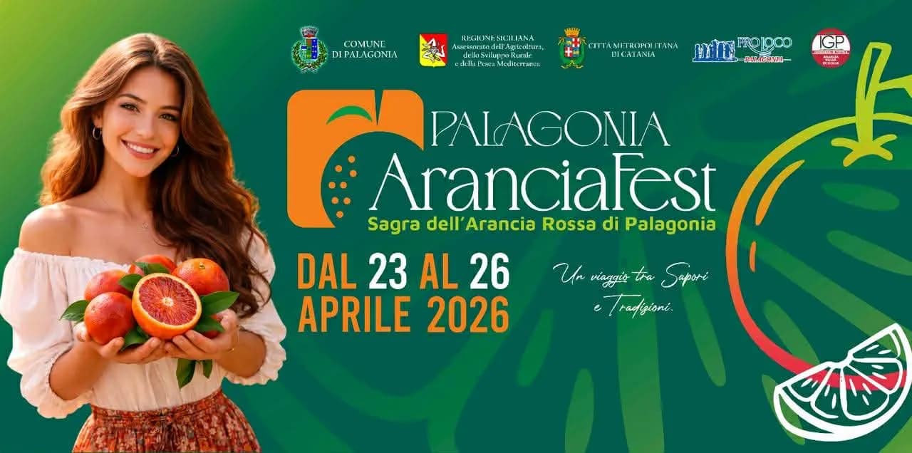 Arancia Fest 2026, torna a Palagonia la sagra dell’arancia rossa