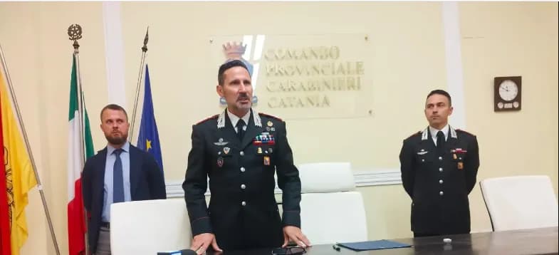 Insediato a Catania il nuovo comandante provinciale dell’Arma
