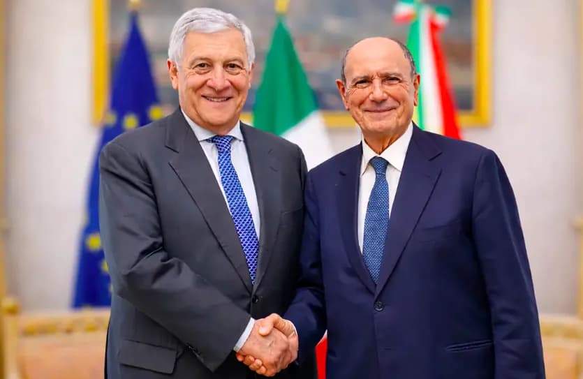 Incontro tra Tajani e Schifani: “porta avanti il programma di governo”