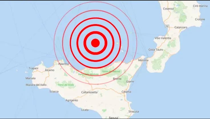 Terremoto in Sicilia, sciame sismico la più forte 5.5