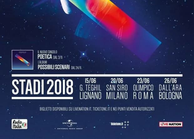 Cesare Cremonini – a Giugno per la prima volta negli Stadi