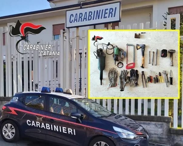 Fermati per furto, beccati con coltello da sub e un’accetta: arrestati dai carabinieri