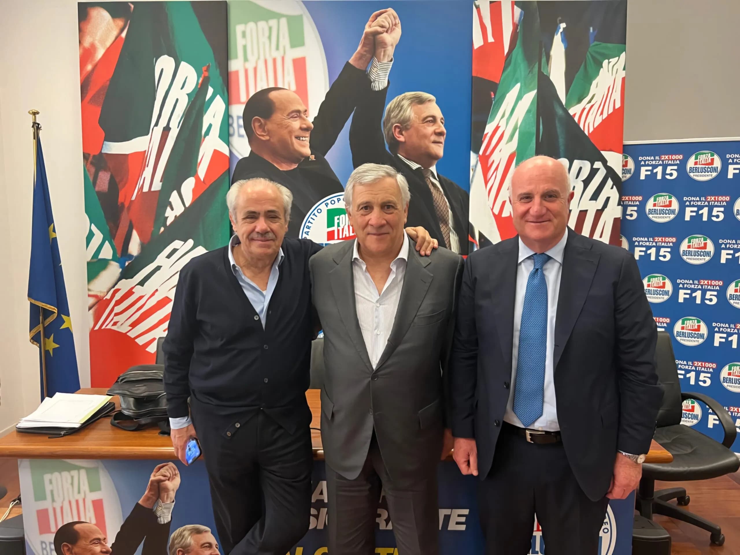 Forza Italia – MPA. Tajani “Continua costituzione rapporto con forze radicate nei territori”