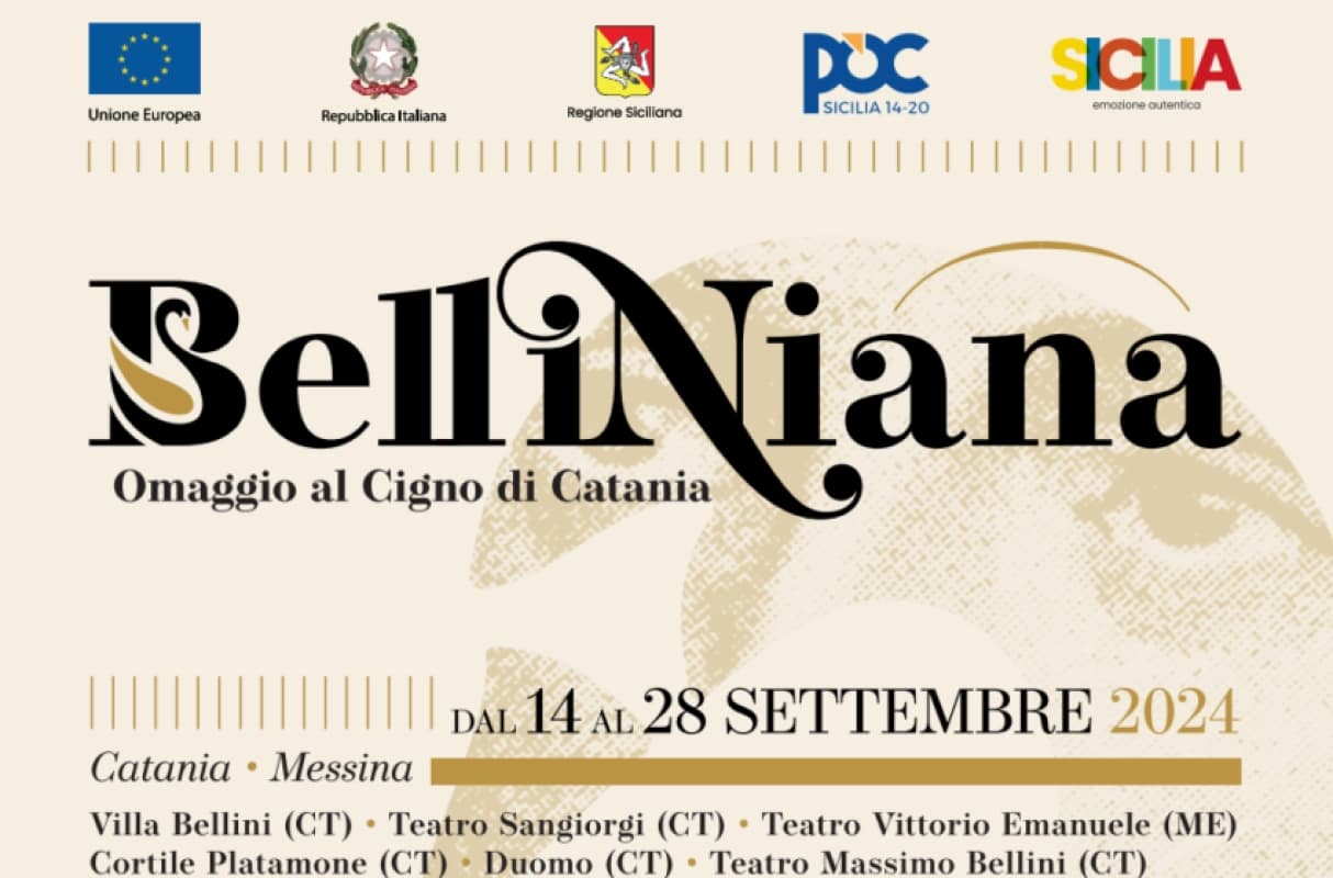 A settembre al via Belliniana, la rassegna omaggio al Cigno di Catania.