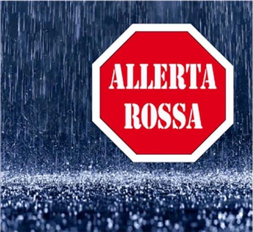 Maltempo: allerta rossa per domani, scuole chiuse a Catania