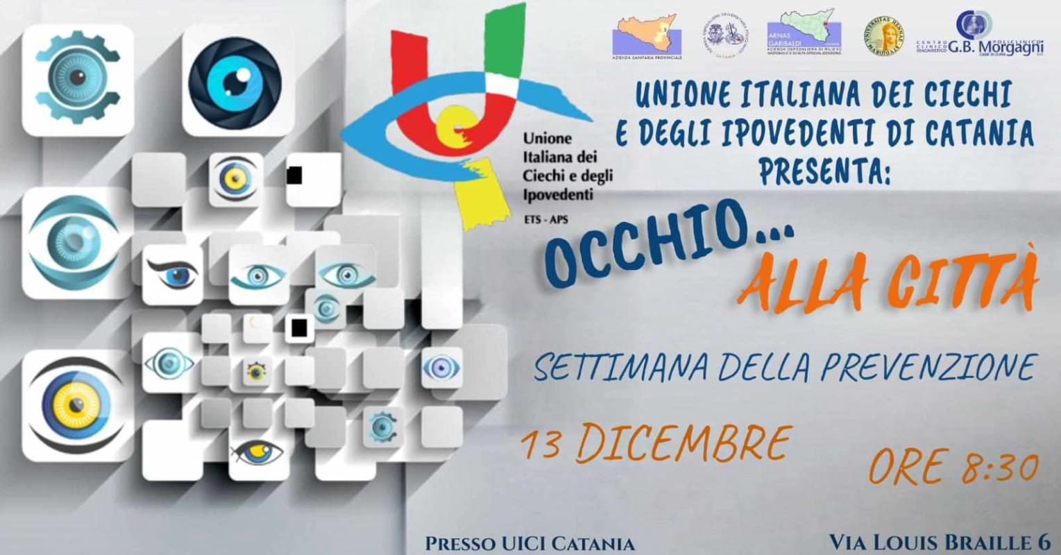 Giornata del cieco: gli appuntamenti all’Unione Italiana Ciechi e Ipovedenti di Catania
