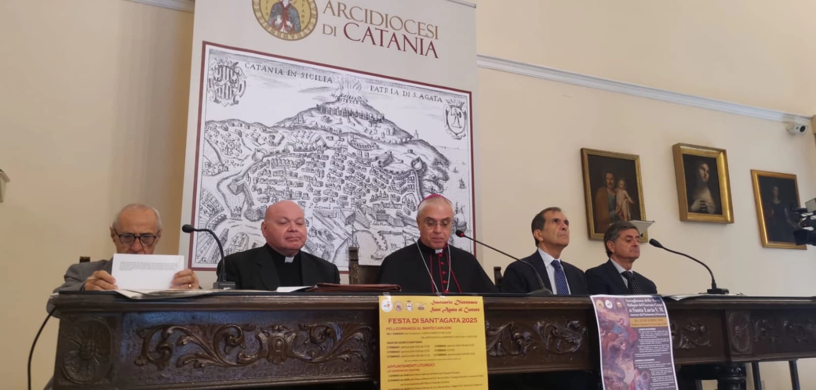 Catania, presentata la Festa di Sant’Agata 2025