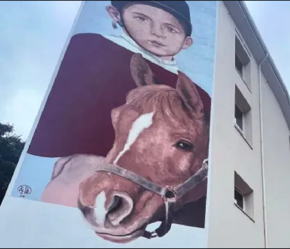 Un murale dedicato alla memoria di Giuseppe Di Matteo