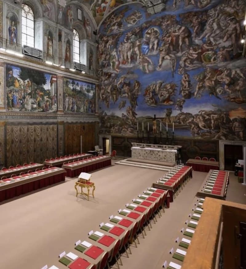 Elezioni Papa, al via il Conclave nella Cappella Sistina