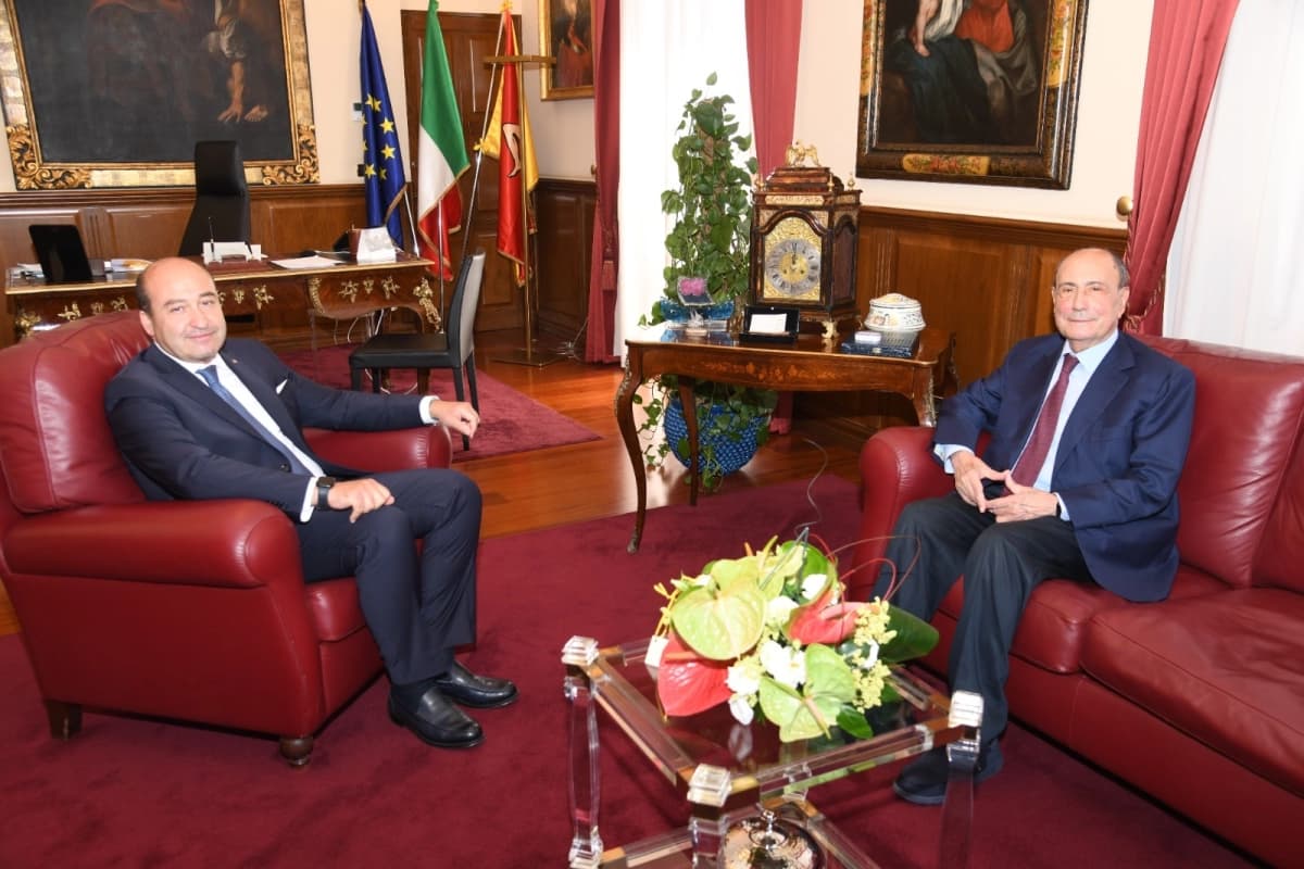 Palazzo d’Orléans, Schifani riceve il nuovo prefetto di Catania Signoriello