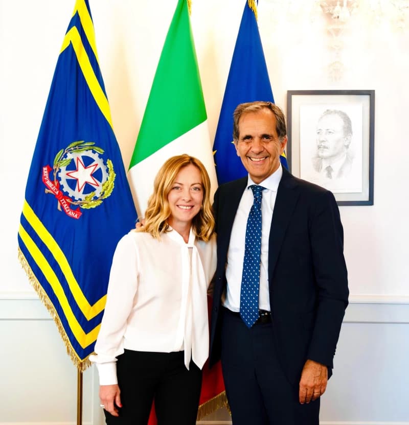 Il sindaco di Catania Trantino ha incontrato Giorgia Meloni