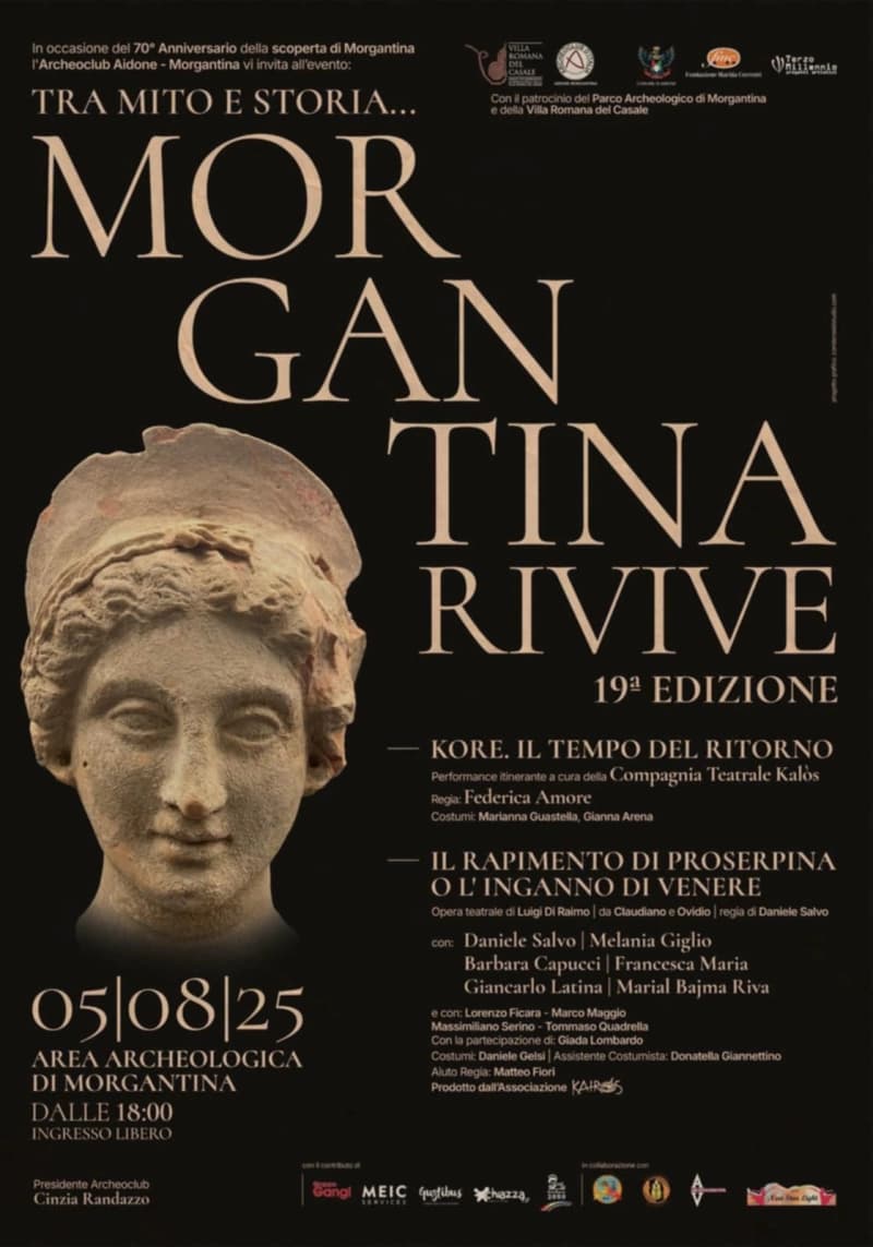 Nel 70esimo anniversario della scoperta del sito, torna “Tra mito e storia, Morgantina rivive”