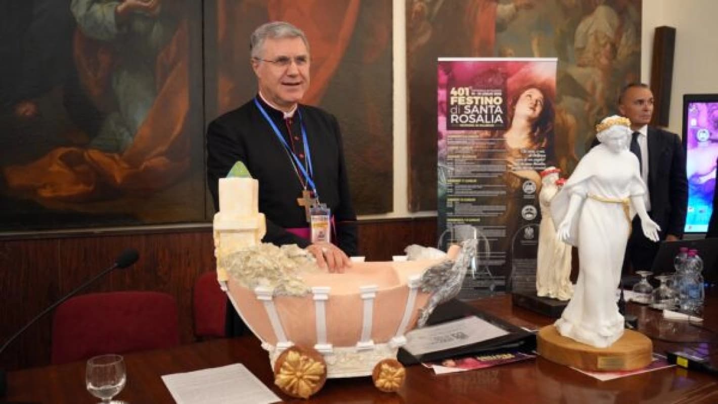 Santa Rosalia, faro di bellezza in una Palermo violenta: le parole di mons. Lorefice