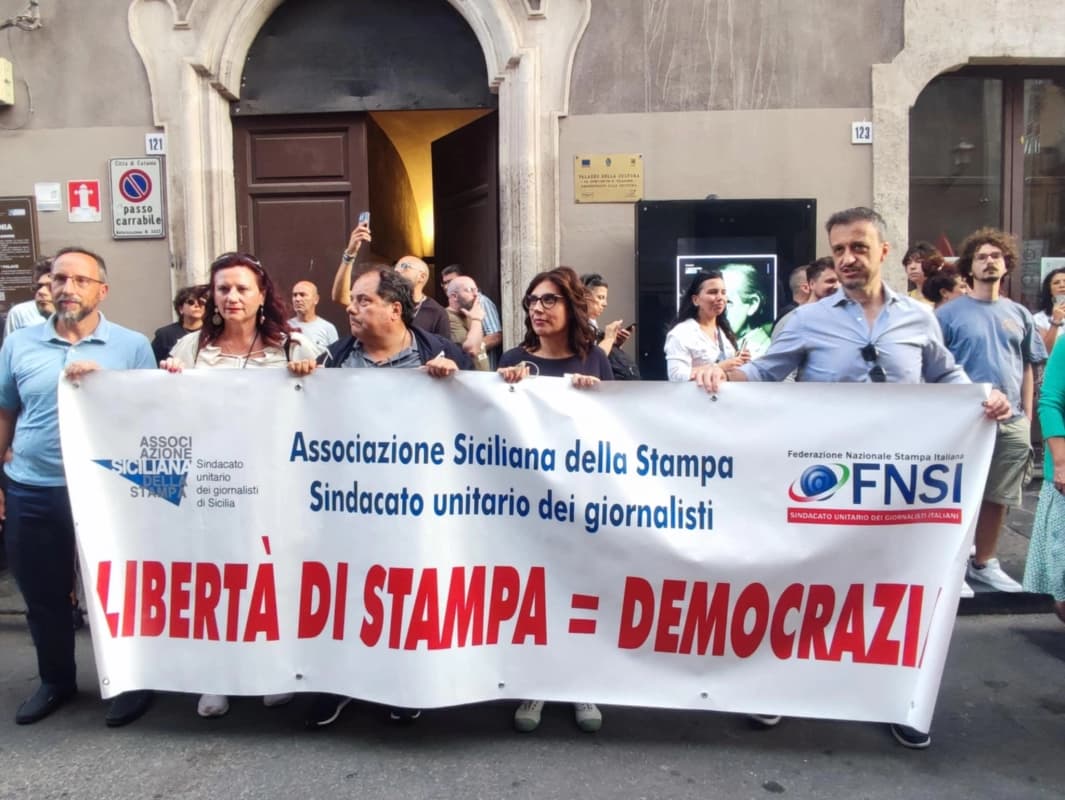 Assostampa e Fsni al corteo per Gaza: “necessaria una mobilitazione di tutta la società”
