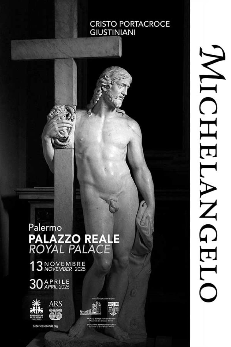 Palermo, al Palazzo Reale esposto il capolavoro di Michelangelo “Cristo Risorto Portacroce Giustinani”