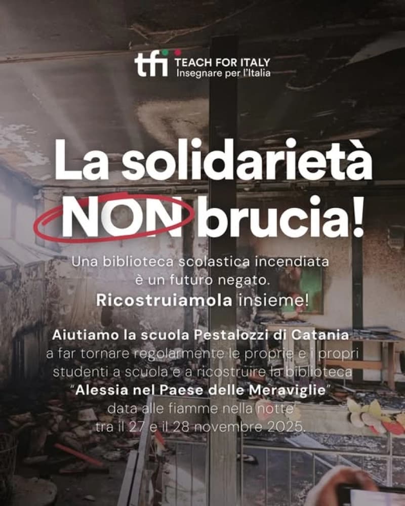 Incendio Pestalozzi, Pogliese annuncia 200 mila euro per la ricostruzione