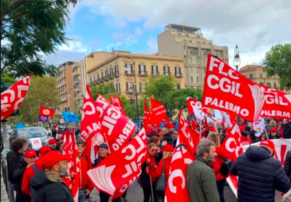 Sciopero generale, in 15 mila a Palermo