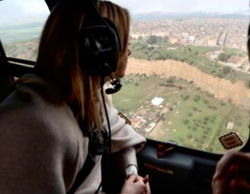 Meloni a Niscemi: “Il governo agirà in maniera celere”
