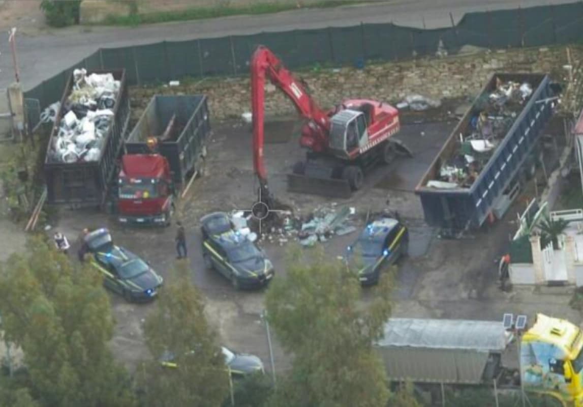 Caltanissetta, traffico illecito di rifiuti