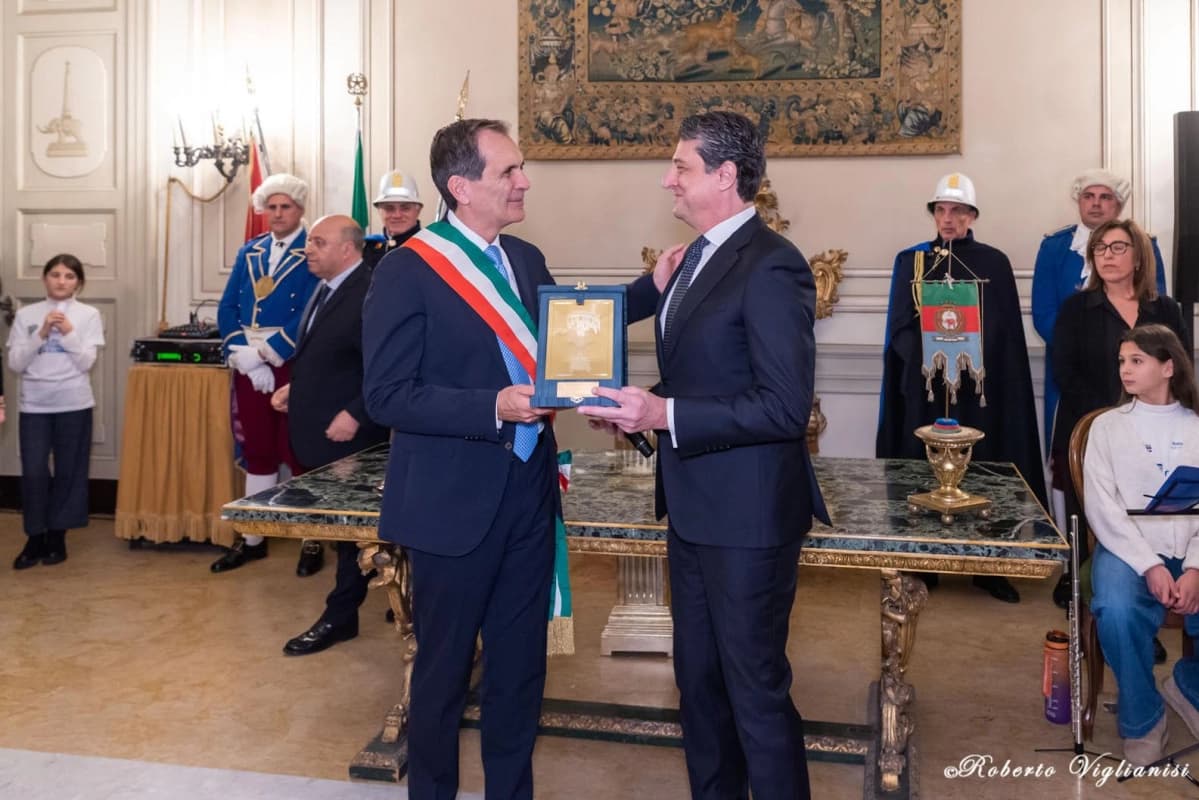 Candelora d’Oro a Giovanni Cultrera di Montesano, consegnata dal sindaco Trantino