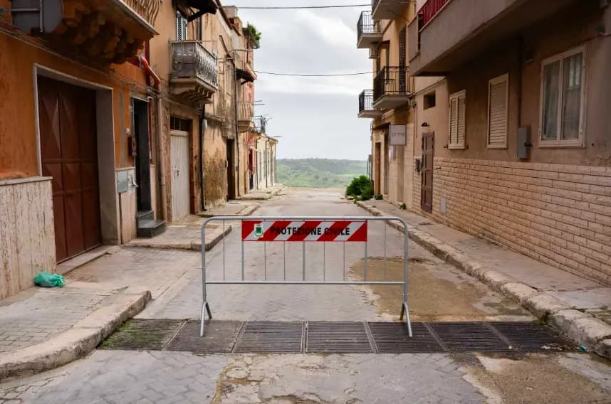 Niscemi: il report del team di geologi “centro stabile”