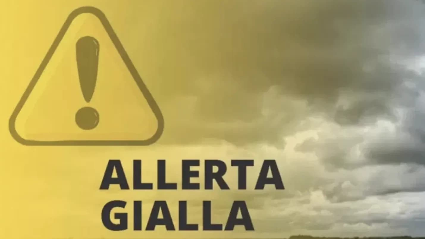 Allerta meteo gialla
