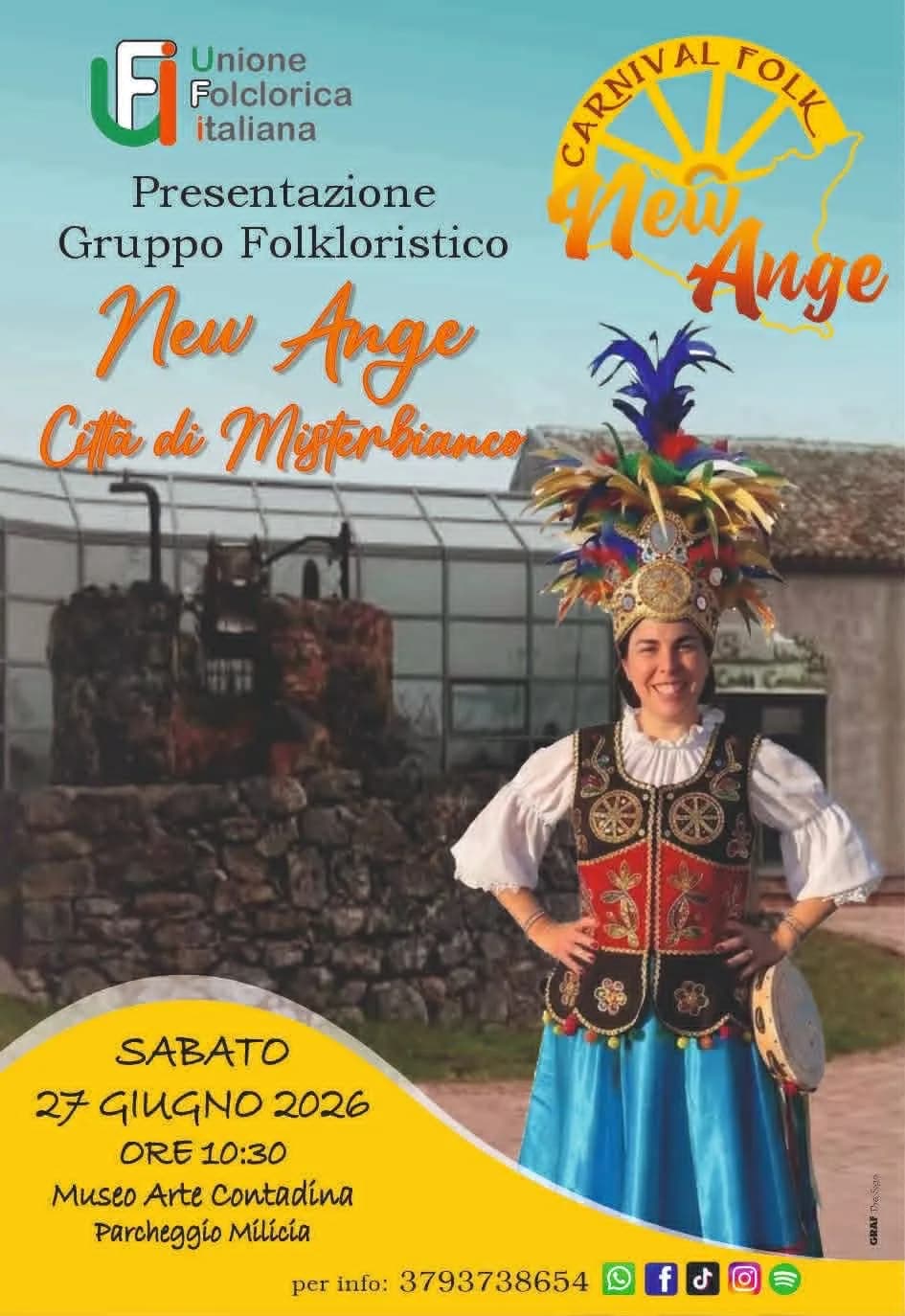 Misterbianco: “Carnival Folk New Ange” nasce il primo gruppo folkloristico