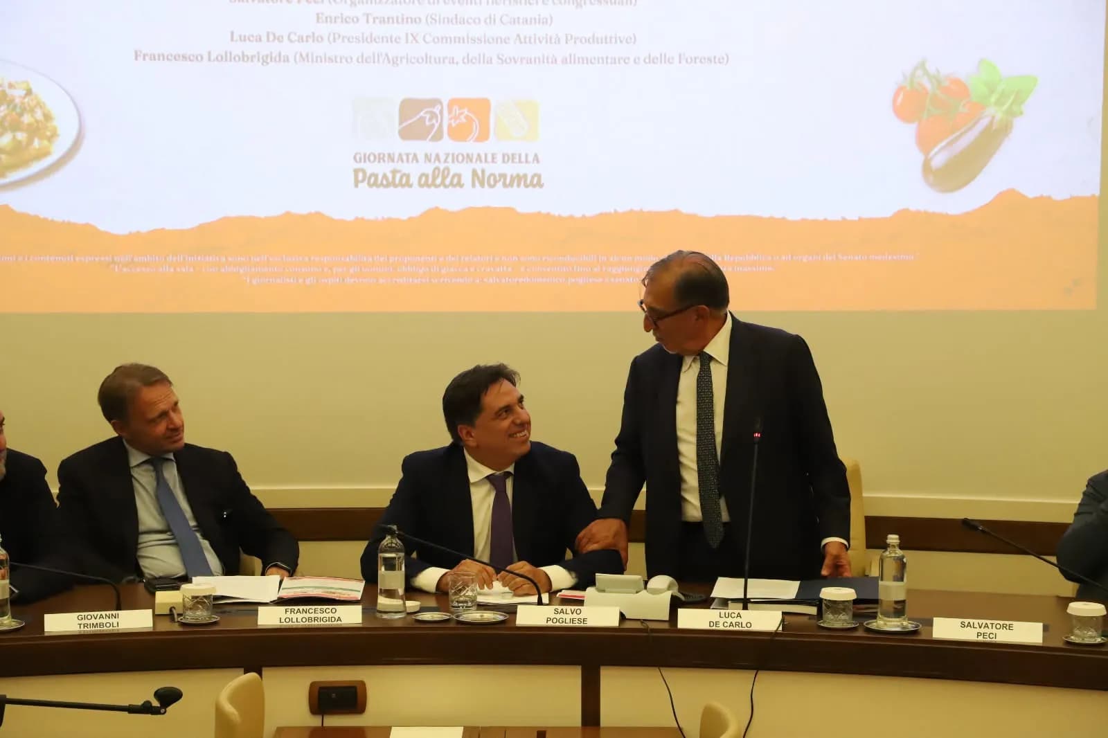 Ieri era il “Pasta alla norma day”, la specialità catanese celebrata in Senato
