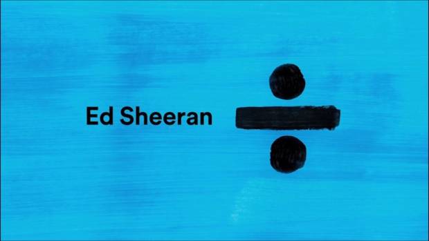  Ed Sheeran: Divide (‘÷’) è l’album più venduto del 2017 in Italia