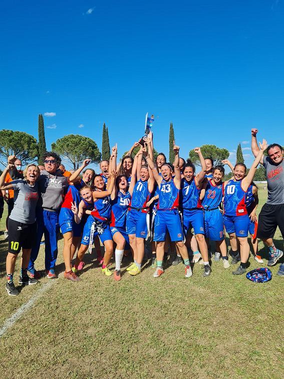  Pink Elephants campionesse d’Italia: su Rsc le regine del flag football