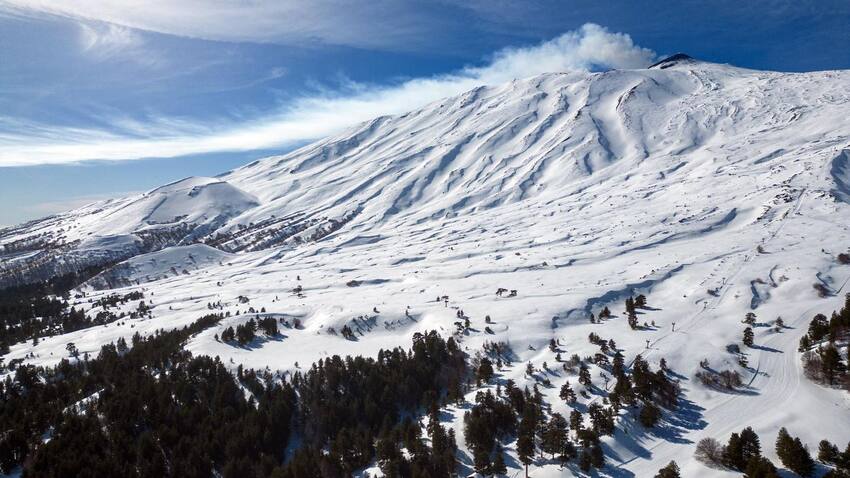  Piste pronte, si torna a sciare sull’Etna