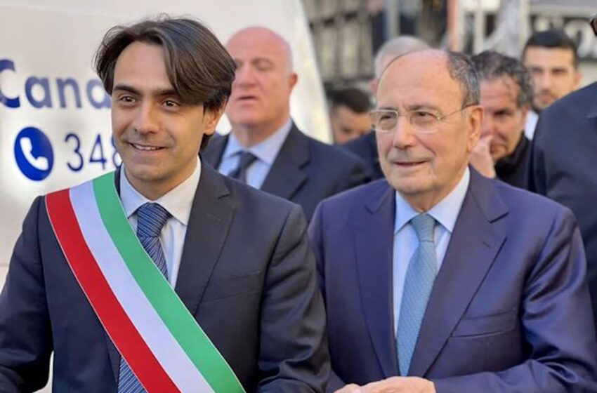  Il presidente della Regione Schifani in visita a Misterbianco