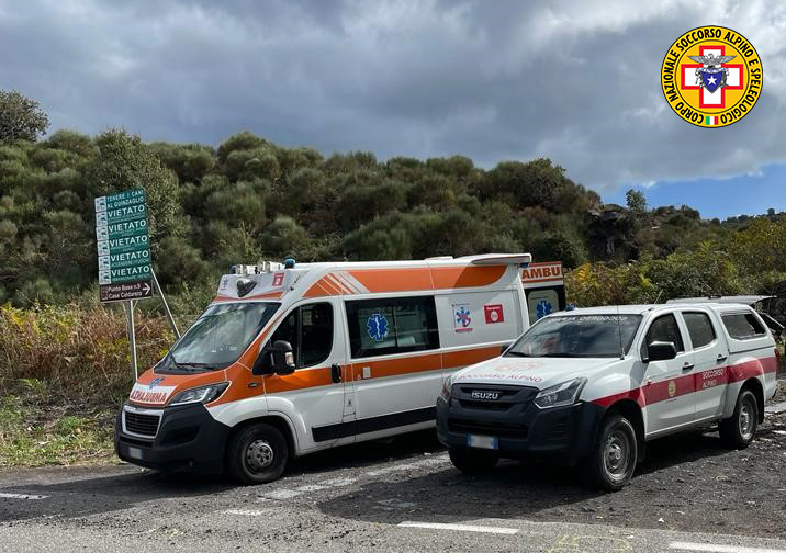  Etna, turista si  infortuna a Piano Vetore: intervento del soccorso alpino