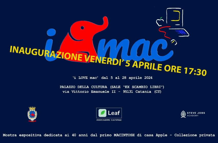  Mostra “i LOVE Mac” da domani a Palazzo della Cultura a Catania